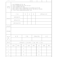 성희롱 예방교육일지